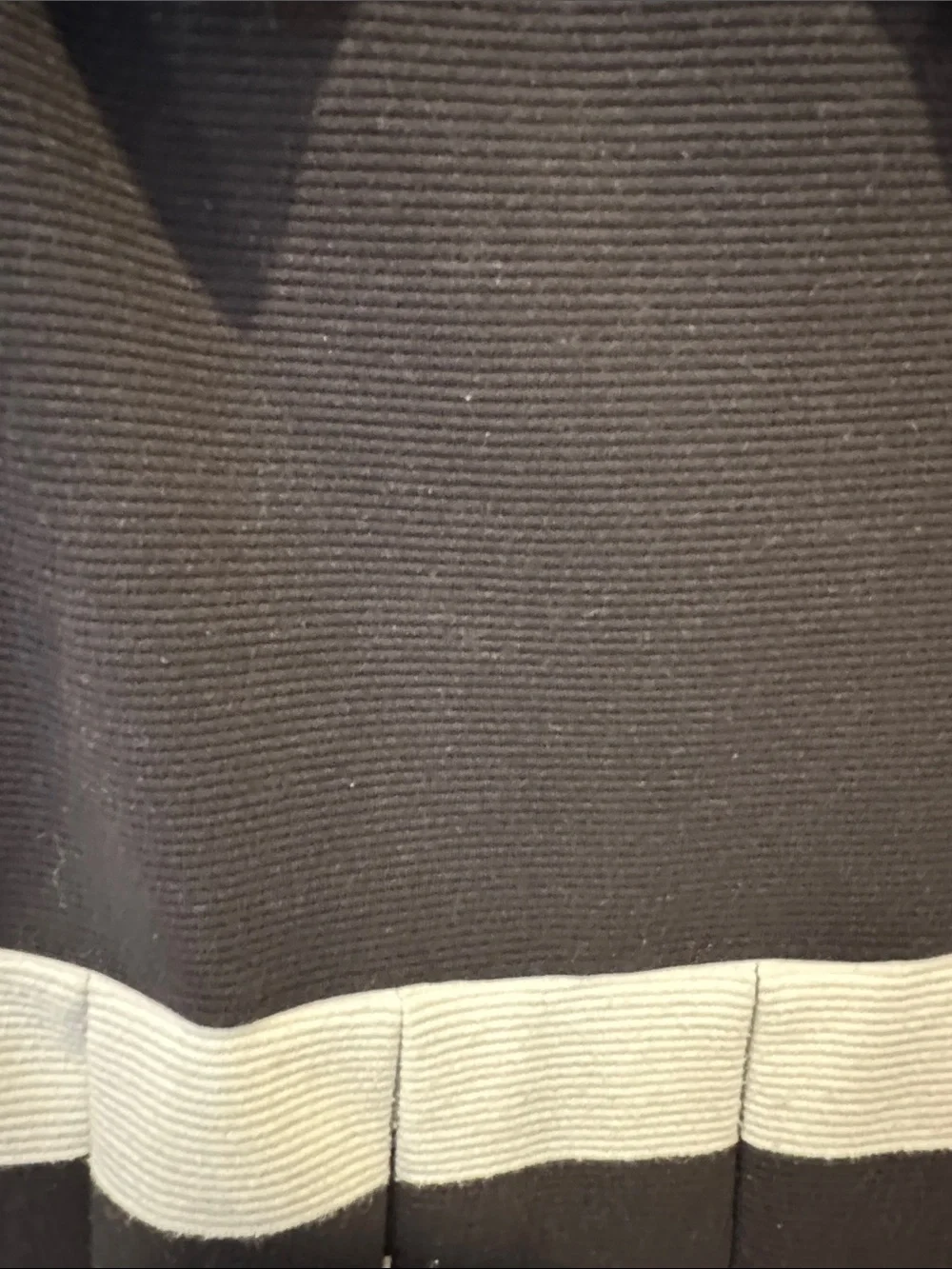 Janie and Jack Black and White Striped Bow-Back Formal Dress